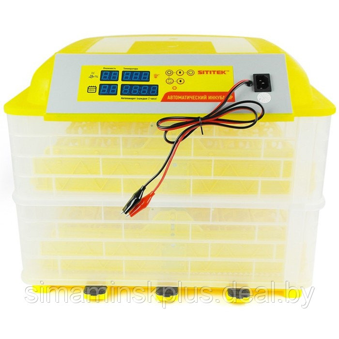 Инкубатор с терморегулятором, гигрометром и автопереворотом, вместимость до 112 яиц, овоскоп - фото 2 - id-p225830991