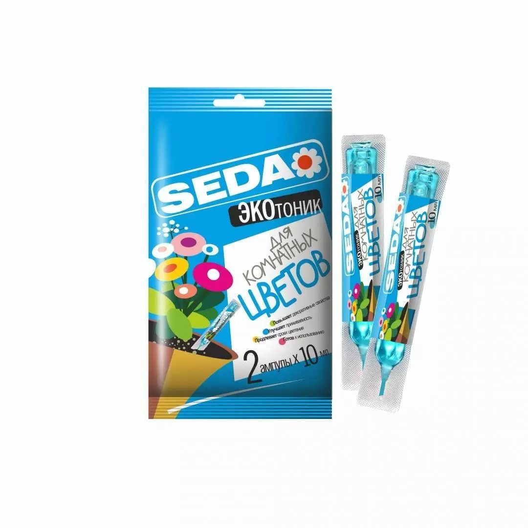 Экотоник монодоза Для комнатных цветов 2х10мл SEDA