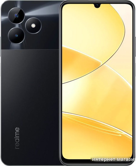 Realme C51 RMX3830 6GB/256GB (угольно-черный) - фото 1 - id-p225764561