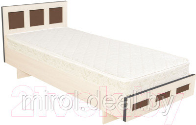 Односпальная кровать Барро М1 КР-017.11.02-03 90x186 - фото 1 - id-p225832164