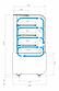 Кондитерская  витрина (RADIUS) VM 0,6-2 STANDARD открытая (9005-0109) +4...+12, фото 3