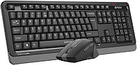 Клавиатура + мышь A4Tech Fstyler FGS1035Q клав:черный/серый мышь:черный/серый USB беспроводная Multimedia