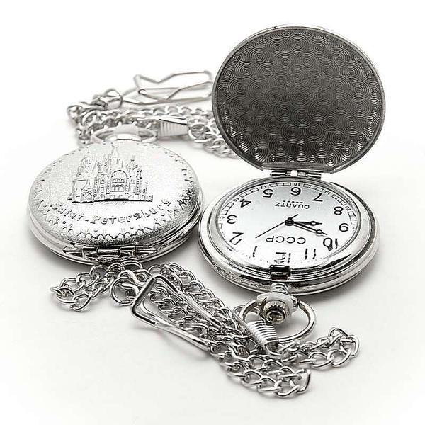 Карманные часы с цепочкой Saint-Petersburg Великая отечественная 1941-1945 - фото 6 - id-p225832898