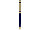 Ручка шариковая Gold Soi, металлическая, темно-синяя/золотистая, фото 2