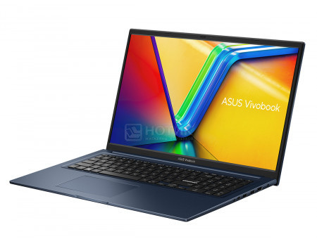 Ноутбук ASUS VivoBook 17 X1704ZA i3-1215U 8Gb SSD 512Gb Intel UHD Graphics 17,3 FHD IPS 50Вт*ч No OS Синий