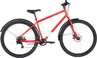 Велосипед Forward Spike 29 2023 (красный/белый) - фото 1 - id-p225123044