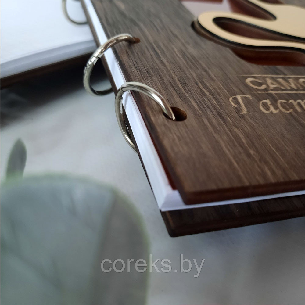 Ежедневник в деревянной обложке "Самого лучшего гастроэнтерога" - фото 4 - id-p225836218