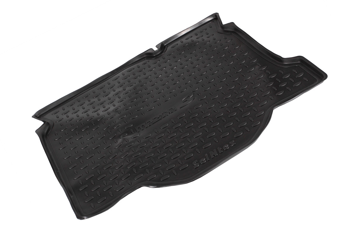 Коврик багажника Seintex для MAZDA 3 sedan 2009-2013 (цвет черный) 00971 - фото 1 - id-p223700834