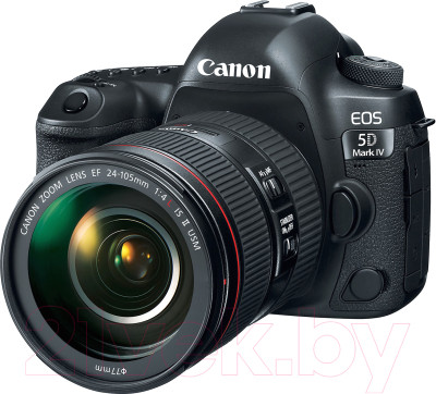 Зеркальный фотоаппарат Canon EOS 5D Mark IV EF 24-105 f/4L IS II USM Kit (1483C030AA) - фото 1 - id-p225836690