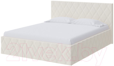 Двуспальная кровать Proson Fresco Savana Milk 200x200 (молочный) - фото 1 - id-p225840713