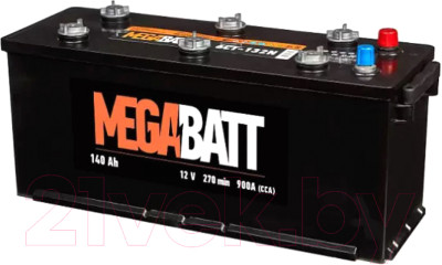 Автомобильный аккумулятор Mega Batt L+ 900A / 6СТ-140Аh (140 А/ч) - фото 1 - id-p225846782