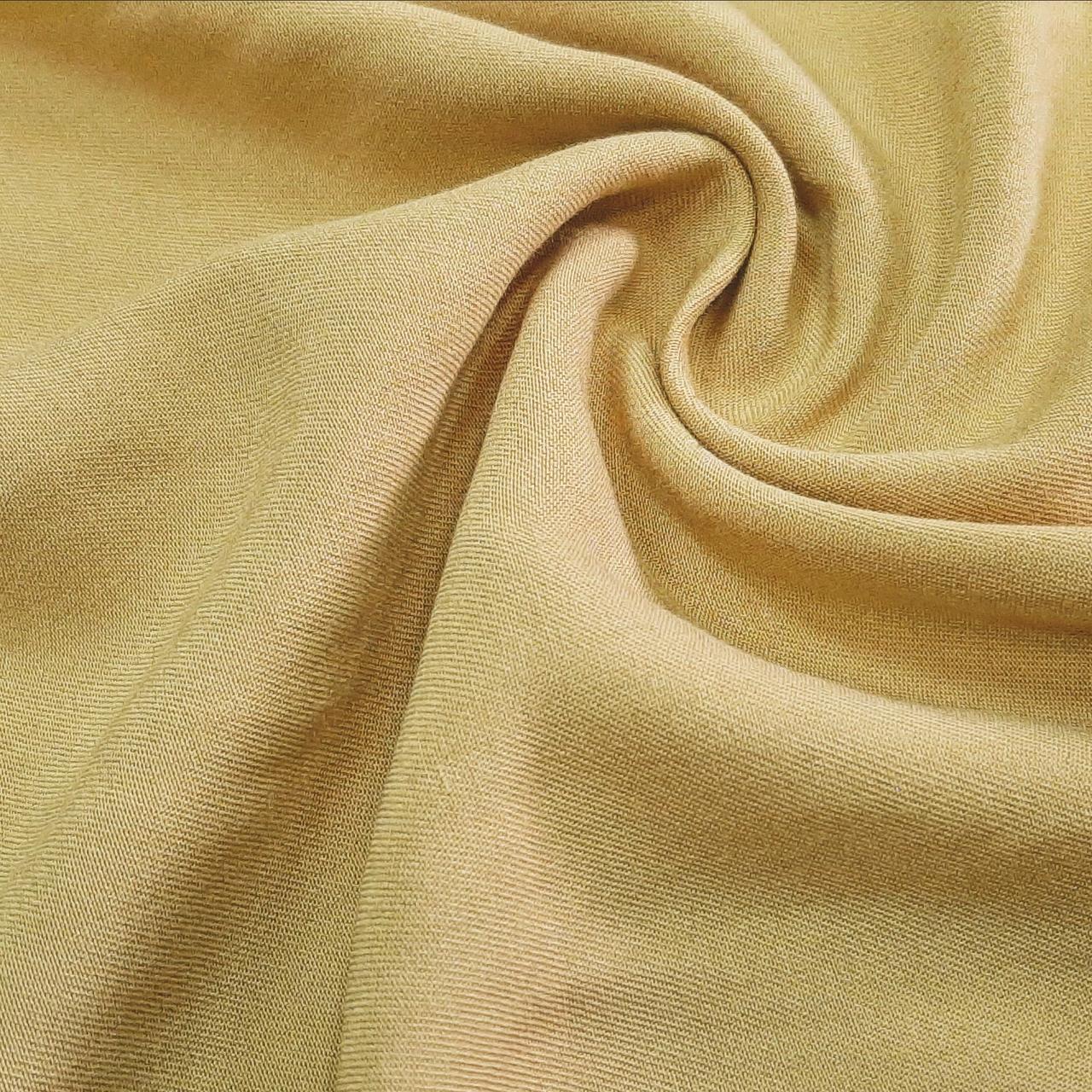 Ткань плательно-костюмная (вискоза штапель) цвет шафран - фото 1 - id-p77642348