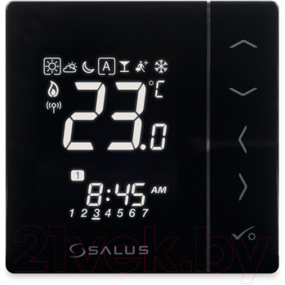 Термостат для климатической техники Salus VS10BRF 4 в 1 (черный) - фото 1 - id-p225852810