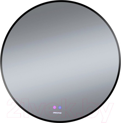 Зеркало Grossman Cosmo-норма Black LED / 1980802 (с сенсорным выключателем и подогревом) - фото 1 - id-p225848830