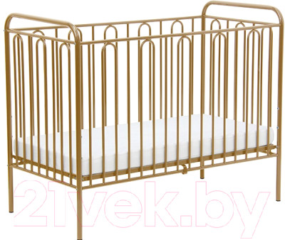 Детская кроватка Polini Kids Vintage 110 (золото) - фото 1 - id-p225854883