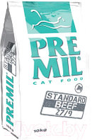 Сухой корм для кошек Premil Standard Beef (10кг)