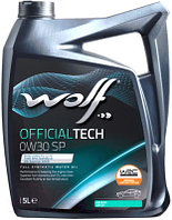 Моторное масло WOLF OfficialTech 0W30 SP / 65646/5 (5л)