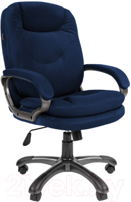 Кресло офисное Chairman Home 668 (Т-82 синий) - фото 1 - id-p225846891