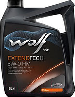 Моторное масло WOLF ExtendTech 5W40 HM / 28116/5 (5л)
