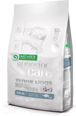 Сухой корм для собак Nature's Protection Superior Care White Dog Grain Free White Fish / NPSC45668 (10кг) - фото 1 - id-p225852908