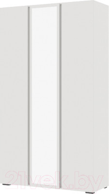 Шкаф Стендмебель Хелен ШК 02 3-х створчатый с зеркалом (белый/белый) - фото 1 - id-p225846906