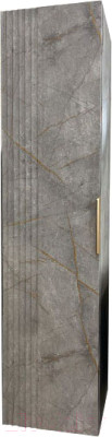 Шкаф-пенал для ванной Garda Onda 22Н-300_PVC (золотой мрамор) - фото 1 - id-p225847887