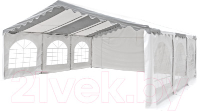 Торговая палатка Sundays Party 6x6 (белый/серый) - фото 1 - id-p225837868