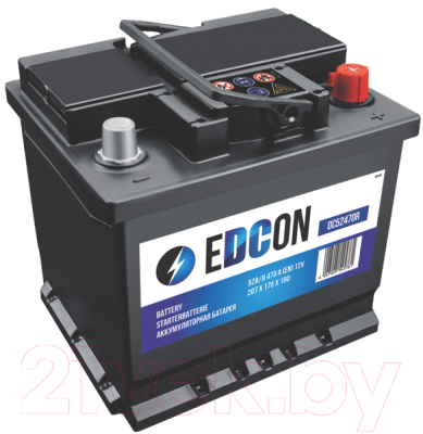 Автомобильный аккумулятор Edcon DC52470R (52 А/ч) - фото 1 - id-p225856944