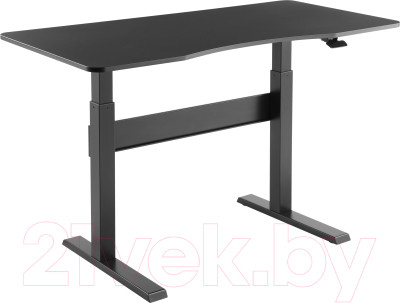 Письменный стол Ergosmart Air Desk L (черный) - фото 1 - id-p225839886
