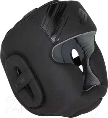 Боксерский шлем BoyBo Stain (M, черный) - фото 1 - id-p225878066
