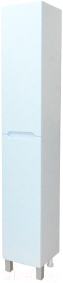 Шкаф-пенал для ванной Гамма 50.03 оФ8 (белый, левый) - фото 1 - id-p225849928
