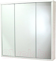 Шкаф с зеркалом для ванной СанитаМебель Прованс 101.750 (гасиенда)