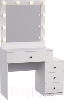 Туалетный столик с зеркалом Мир Мебели SV-44 с подсветкой - фото 1 - id-p225844966