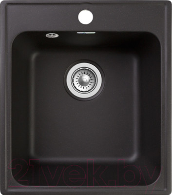 Мойка кухонная GranFest Quarz GF-Z17 (черный) - фото 1 - id-p225869126