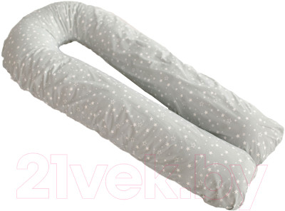 Подушка для беременных Martoo Mommy U / MOM-U-GR (белые звезды на сером) - фото 1 - id-p225879063