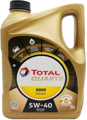 Моторное масло Total Quartz 9000 Energy 5W40 / 213697 (5л) - фото 1 - id-p225870135