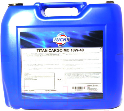 Моторное масло Fuchs Titan Cargo MC 10W40 / 601367595 (20л) - фото 1 - id-p225842919