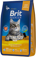 Сухой корм для кошек Brit Premium Cat Sterilized Duck & Chicken / 5049837 (8кг)