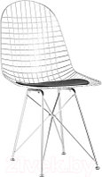 Стул Stool Group Eiffel / AFR-18B-P1 CH/BL (хромированный с черной подушкой)