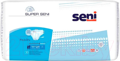Подгузники для взрослых Seni Super Air Large (30шт) - фото 1 - id-p225881123