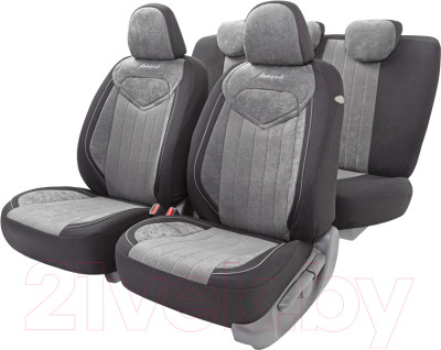 Комплект чехлов для сидений Autoprofi Signature SGN-1505 BK/D.GY - фото 1 - id-p225863171