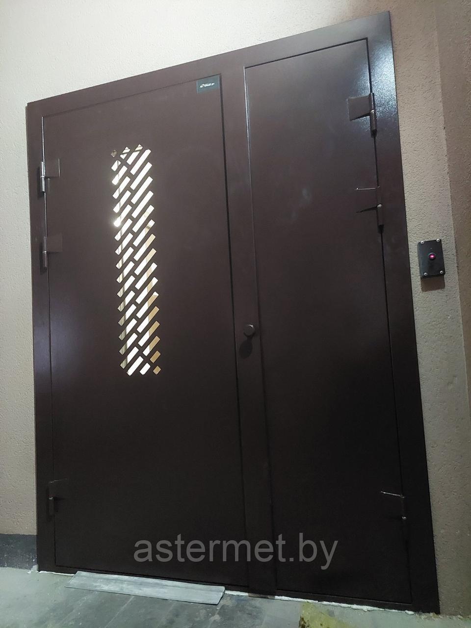 Дверь стальная подъездная с установкой домофонной системы - фото 2 - id-p225901327
