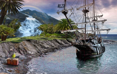 Фотообои листовые Citydecor Пиратский корабль (400x254) - фото 1 - id-p225861114