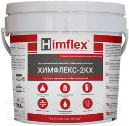 Клей для плитки Himflex 2-КХ химически стойкий (10кг, серый) - фото 1 - id-p225891123