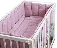 Комплект постельный для малышей Сладкие грезы X6460224 (вареный хлопок, пыльная вишня)