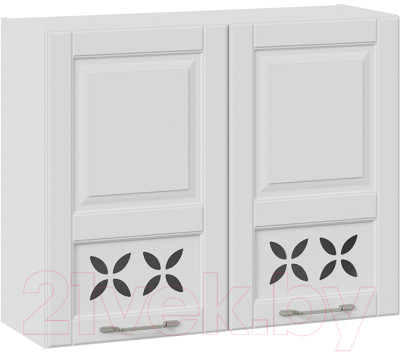 Шкаф навесной для кухни ТриЯ Скай В_72-90_2ДРД (белоснежный софт) - фото 1 - id-p225853035