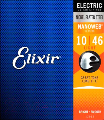 Струны для электрогитары Elixir Strings Nanoweb 12052 10-46 - фото 1 - id-p225884222