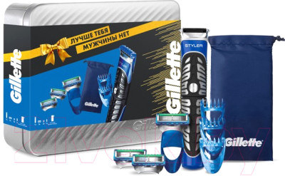 Триммер Gillette Fusion Proglide+3 Кассеты+3 Насадки - фото 1 - id-p225868181