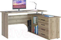 Компьютерный стол Сокол-Мебель КСТ-109 (правый, дуб делано)