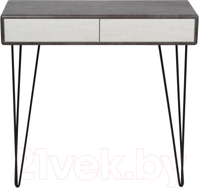 Консольный столик Калифорния мебель Телфорд (серый/белый бетон) - фото 1 - id-p225847067